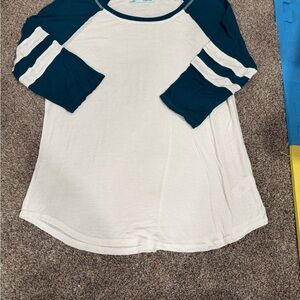 Maurices  Long Sleeve Tee - White and Blue